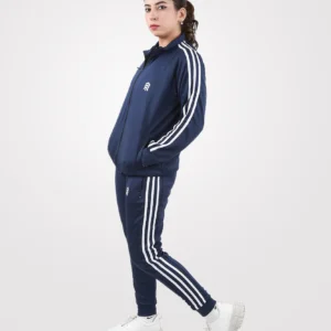 Black basic wide leg tracksuit